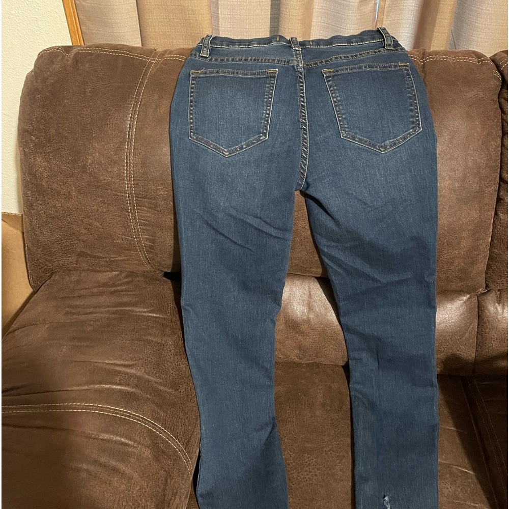 Gently used Free People Jean medium blue wash